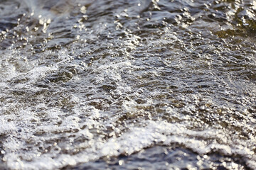 dark sea ripples background aqua waves texture, marine abstract, ocean wind