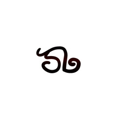 SL initial handwritten logo for identity