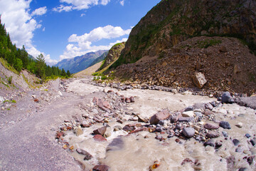 Baksan River Valley near Mount Elbrus