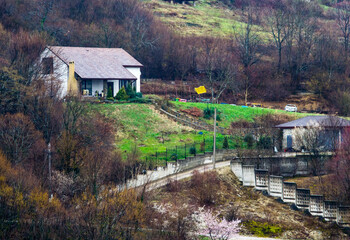 old house in the mountains