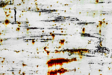 Fototapeta premium Metal texture with scratches and cracks which can be used as a background