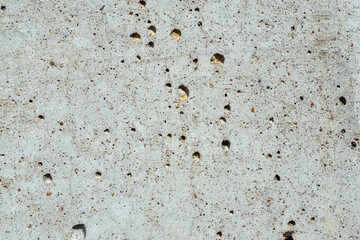 Cement floor in the garage after pouring.