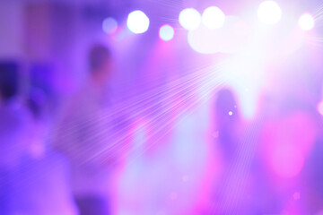 colorful lights in disco party