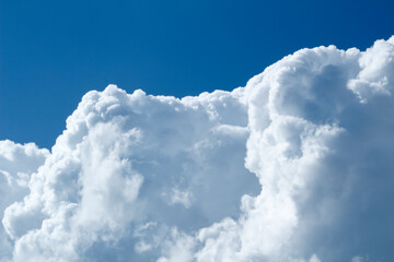 Naklejka na ściany i meble Beautiful Sky with cumulonimbus clouds