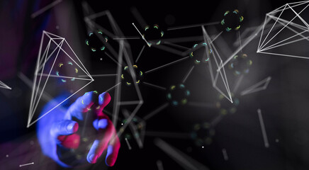 organization chart team concept networking technology