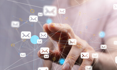 Email Inbox Electronic Communication Graphics Concept