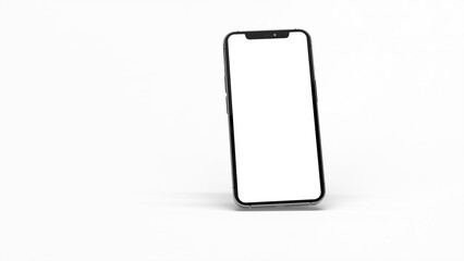 Fototapeta na wymiar phone 3d illustration mockup smartphone isolated