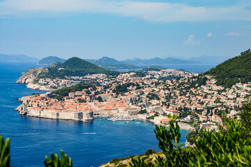 Fototapeta premium Croatia, Gorgeous view over old town of Dubrovnik