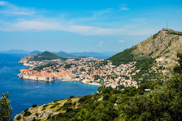 Croatia, Gorgeous view over old town of Dubrovnik