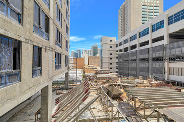 Miami Downtown construction site