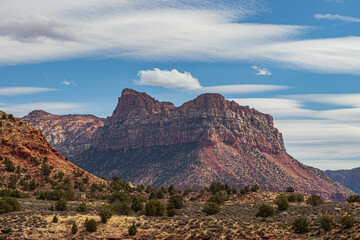 red rocks in the desert
