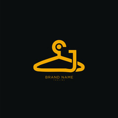 Alphabet J, JJ logo design, monogram, icon, premium business typeface. Color choice, Editable file.