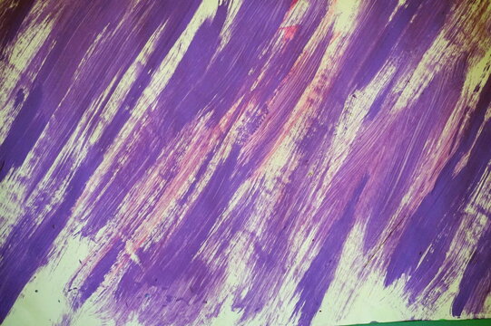 Lavender Diagnonal Brush Stroke Abstract on White Background
