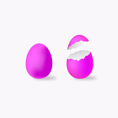 Egg  Drawing in vector, Easter holiday