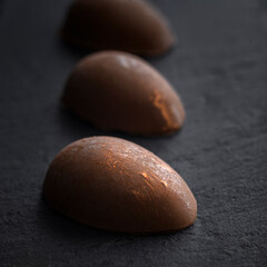 chocolate half eggs