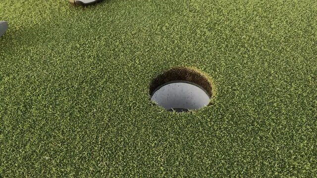 Golf Ball into a Hole