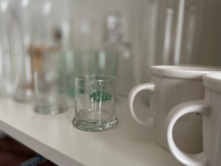 glasses on the table