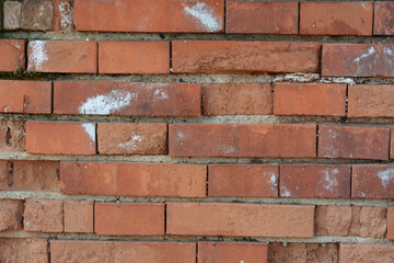 red brick wall - background - horizontal