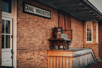 Historic Canal Winchester Innerurban train station
