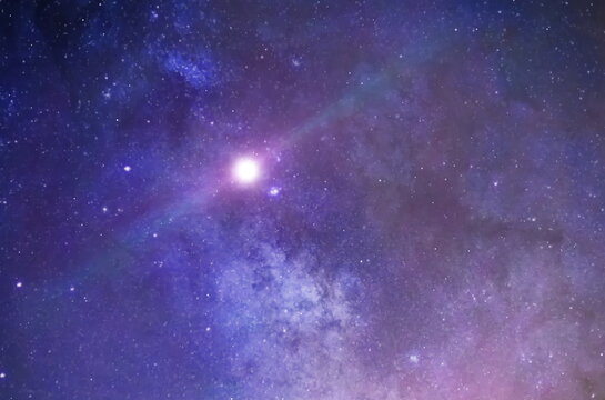 univers and planet  night starry sky moon cosmic nebule flares space moon globe
