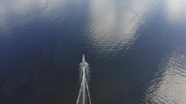 RONE DJI MAVIC 2 PRO AERIAL IMAGE BOAT IN  RIVER OIAPOQUE AMAPA BRASIL AMAZON