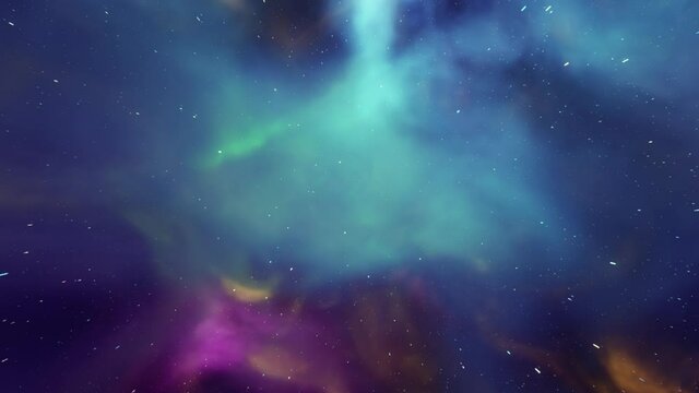 Space Flight through Star Field Nebula. Production quality Seamless Loop in ProRes 4444 codec, 30 FPS.