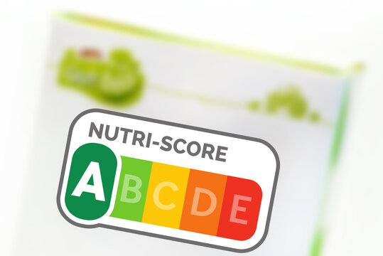Nutri-Score symbol, rating chart A . Nutri-Score is a nutrition labeling system for food.