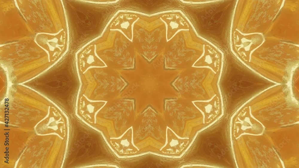 Poster animated beige abstract three-dimensional background. looped background. 3d render
