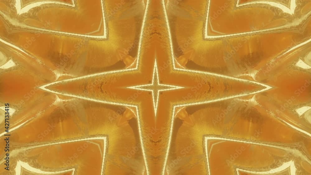 Poster animated beige abstract three-dimensional background. looped background. 3d render