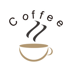 Coffee mug icon design template vector illustration