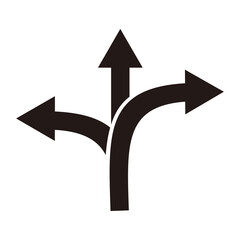 Way direction icon vector illustration symbol