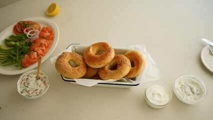 Bagel in the morning