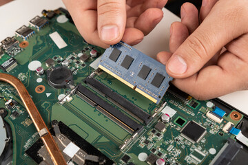 installing RAM in a laptop,improve laptop performance.
