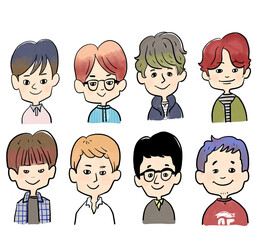 魅力的なファッションアイコンの男性