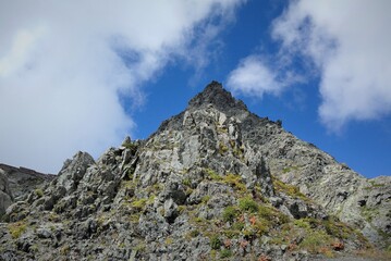 北アルプス、表銀座ルートの風景、槍ヶ岳