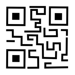 Barcode icon vector