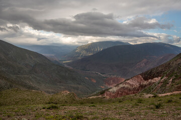 landscape of Purmamarca, Quebrada de Humahuaca, Jujuy, Argentina