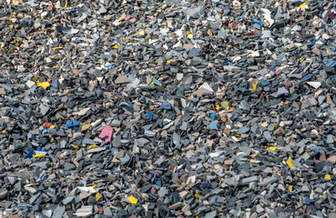 ground up rubber on a playground makes a bouncy ground cover and recycles rubber tires