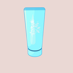 cute funny cartoon illustration of spa industry on background