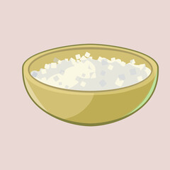 cute funny cartoon illustration of spa industry on background