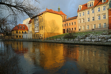 Standing on Mill River - Mill Island, Bydgoszcz, Poland