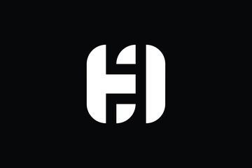 Creative Innovative Initial SH logo and HS logo. HS Letter Minimal luxury Monogram. SH Professional initial design. Premium Business typeface. Alphabet symbol and sign.