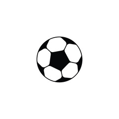 Football or soccer icon in trendy simple  style isolated on white background. Symbol for your web site design, logo, app, UI. Vector illustration, EPS