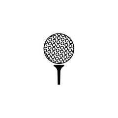 Golf ball icon in trendy simple style isolated on white background. Symbol for your web site design, logo, app, UI. Vector illustration, EPS