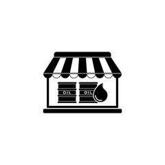 oil industry icon set vector sign symbol