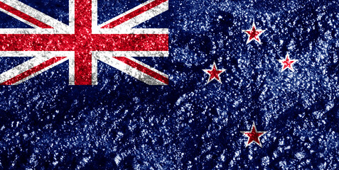 Closeup of grunge Australia flag