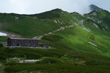 立山から剱岳への登山風景