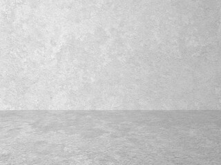 empty gray interior with concrete wall