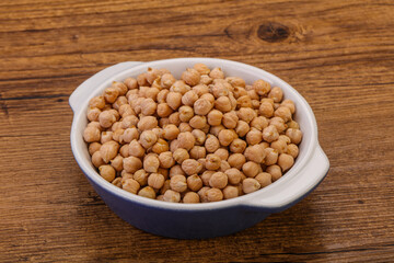 Vegan cuisine - Dry chickpea heap