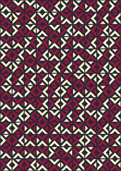 Abstract Geometric Pattern generative computational art illustration